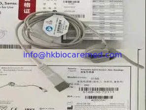 الصين مستشعرات Mindray 518B الأصلية قابلة لإعادة الاستخدام Spo2 ، نمط حزام التفاف ， قدم حديثي الولادة ، إصبع للكبار / الأطفال ، 1.1 متر ， 518B-30-72111 المزود